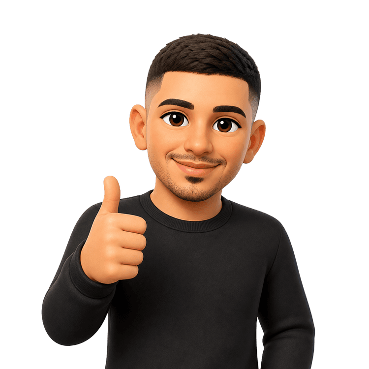Ahmed giving a thumbs up